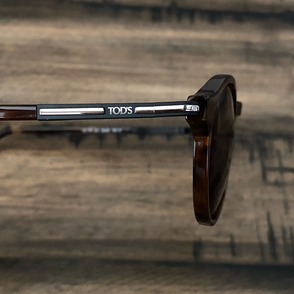 Tod’s Tortoise Frame Blue Lens 50mm Sunglasses - Picture 2 of 5